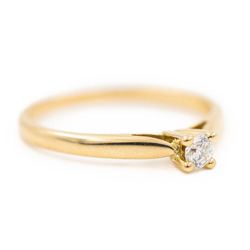 Bague 53 Bague Solitaire Or jaune Diamant 58 Facettes 2210091CN