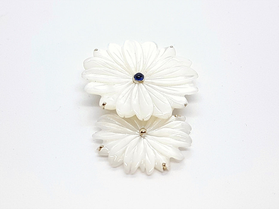 Broche Broche Or blanc Saphir 58 Facettes 06236CD