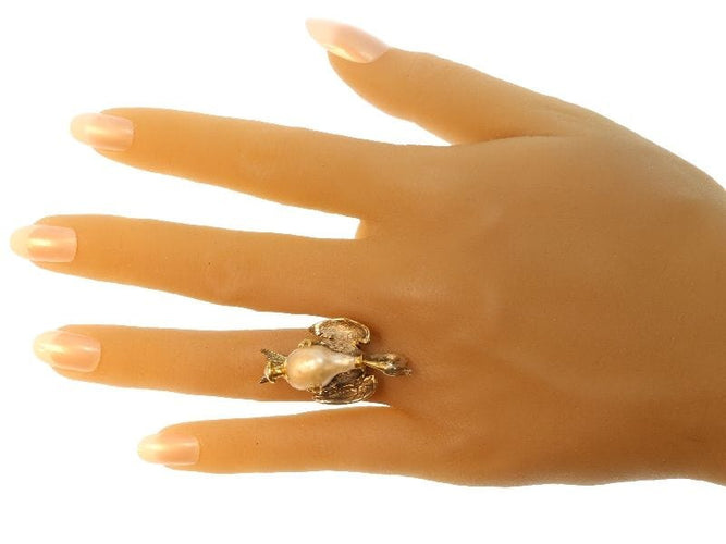 Bague 54 Bague or jaune, argent 58 Facettes 09357-4261