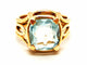 Bague 52 Bague Or jaune Aigue marine 58 Facettes 1649211CN