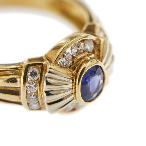 Bague 63 Bague saphir et diamants 58 Facettes 27454