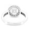 Bague 55 Bague Boucheron Ava or gris diamants 58 Facettes 61E00419