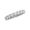 Bague 53 Alliance or blanc, diamants. 58 Facettes 30906