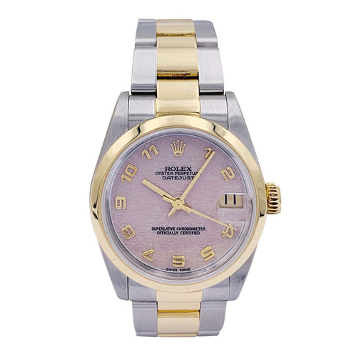 Montre Montre Rolex, "Oyster Perpetual Datejust", or et acier. 58 Facettes 32262