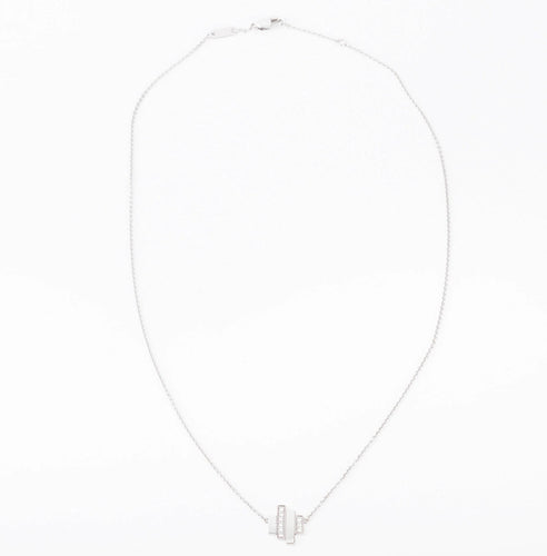 Collier Collier or gris et diamants de la maison Dinh Van 58 Facettes