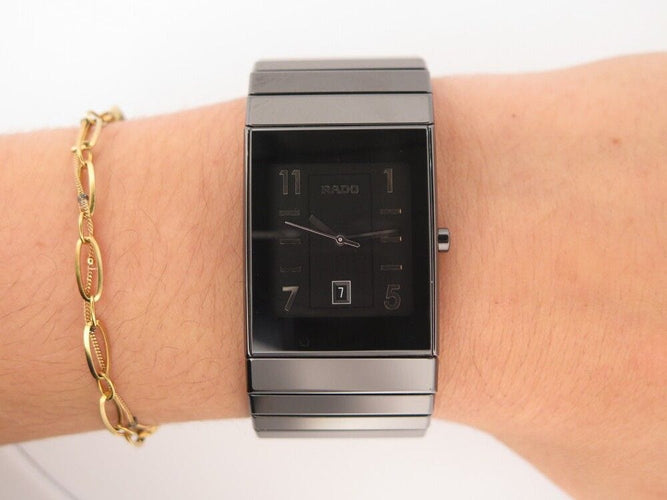 Montre montre RADO diastar 152.0347.3 en ceramique noire 32mm quartz 58 Facettes 253025