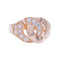 Bague 55 Bague Dinh Van, "Menottes R12", or rose, diamants. 58 Facettes 32391