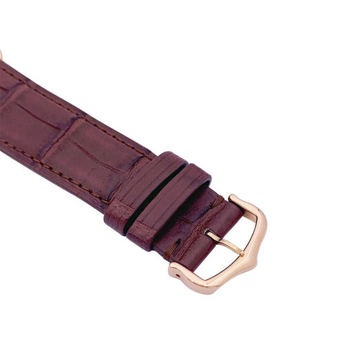 Montre Montre Cartier "Ronde Solo" or rose, cuir. 58 Facettes 33432