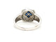 Bague 57 Bague Or blanc Saphir 58 Facettes 879865CD