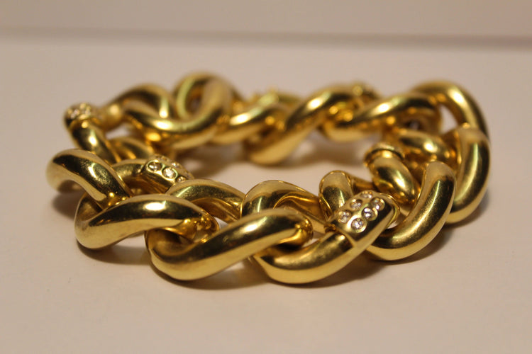 Bracelet Bracelet Maillons volumineux Diamants 58 Facettes 11316