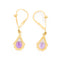 Boucles d'oreilles Boucles d'oreilles Dormeuses Or jaune Améthyste 58 Facettes 2593494CD
