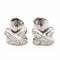 Boucles d'oreilles Chaumet Boucles d'oreilles Puces Liens Or blanc Diamant 58 Facettes 2432075CN