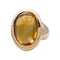 Bague 51 Bague Cartier, "Baignoire", or jaune, citrine. 58 Facettes 32936