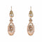 Boucles d'oreilles Boucles d'oreilles or rose perles fines pendantes 58 Facettes 21-368