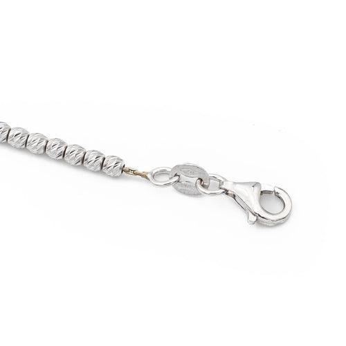 Bracelet Bracelet Maille boule Or blanc 58 Facettes 2057829CN