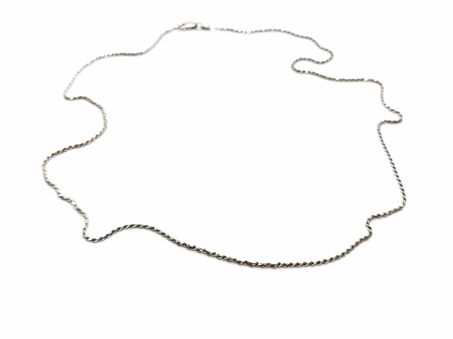 Collier Collier Or blanc 58 Facettes 1198076CN