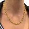 Collier Collier or jaune, maille marine. 58 Facettes 31261