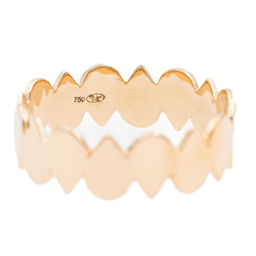 Bague 53 Ginette NY Bague Be Mine Bliss Eternity Band Or rose 58 Facettes 2519179CN