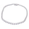 Bracelet Bracelet ligne diamants en or blanc. 58 Facettes 32160
