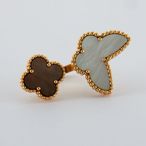 Bague 50 VAN CLEEF & ARPELS - Bague Lucky Alhambra Nacre 58 Facettes