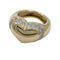Bague 54 Bague Chaumet, "Chevalière Coeur", or jaune, diamants. 58 Facettes 32137