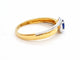 Bague 56 Bague Or jaune Saphir 58 Facettes 06353CD