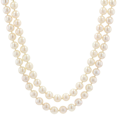 Collier Collier perles de culture double rang 58 Facettes 22-100