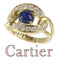 Bague 47 Bague Cartier, saphir cabochon & diamants 58 Facettes 17342-0256