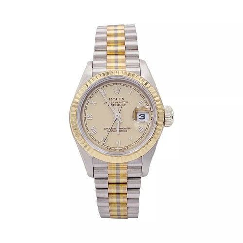 Montre Montre Rolex, "Oyster Perpetual Datejust Tridor", trois ors. 58 Facettes 32409