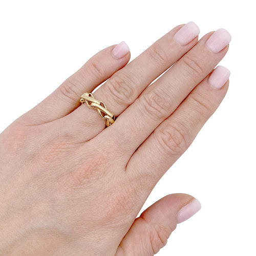 Bague 51 Bague Pomellato vintage, or jaune 58 Facettes 33251