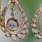 Boucles d'oreilles Pendants d'oreilles anciens or jaune diamants 58 Facettes 22-056