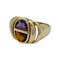 Bague 48 Bague vintage or jaune, citrine, améthyste. 58 Facettes 31820