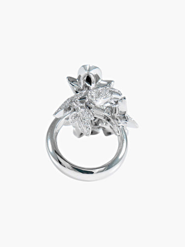 Bague 53 Bague Fleur Mobile 58 Facettes