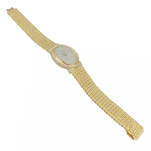 Montre Montre Vacheron Constantin or jaune, diamants. 58 Facettes 31367
