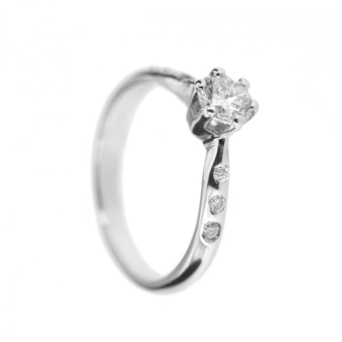 Bague 52 Bague solitaire diamant 0,50 ct 58 Facettes 19941