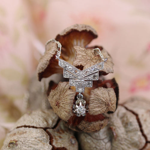 Pendentif Pendentif ancien diamants art déco 58 Facettes 23-287