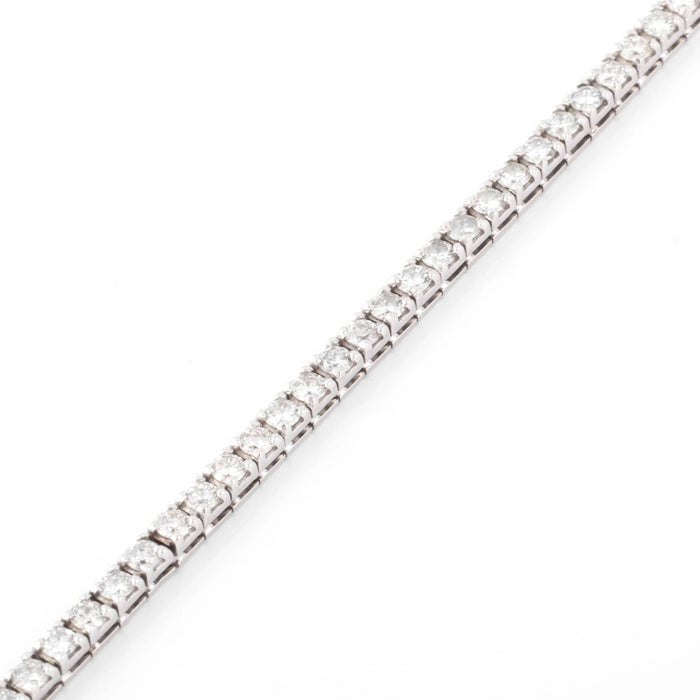 Bracelet Bracelet rivière en or gris et diamant 58 Facettes