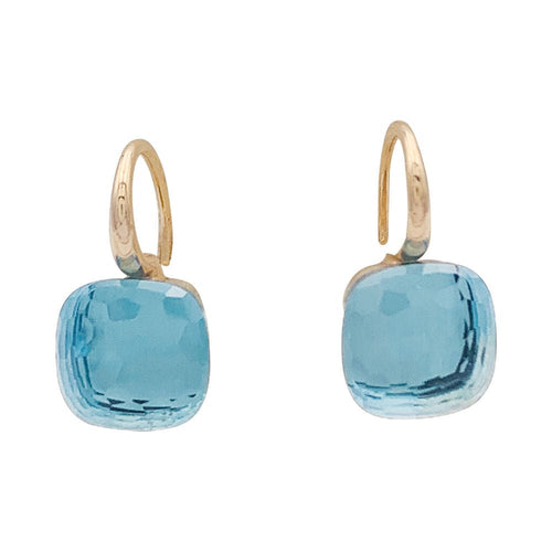 Boucles d'oreilles Boucles d'oreilles Pomellato, "Nudo Classic" topaze bleue, deux ors. 58 Facettes 32850