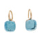 Boucles d'oreilles Boucles d'oreilles Pomellato, "Nudo Classic" topaze bleue, deux ors. 58 Facettes 32850