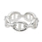 Bague 55 Hermès Bague Chaîne d'ancre Argent 58 Facettes 2804220CN