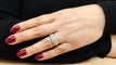 Bague Bague pavage diamants 58 Facettes DV/9