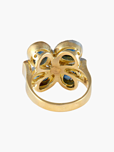 Bague 52 Bague Saphirs et Diamants 58 Facettes