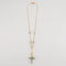Collier Pendentif croix topaze sur chaîne or jaune 58 Facettes