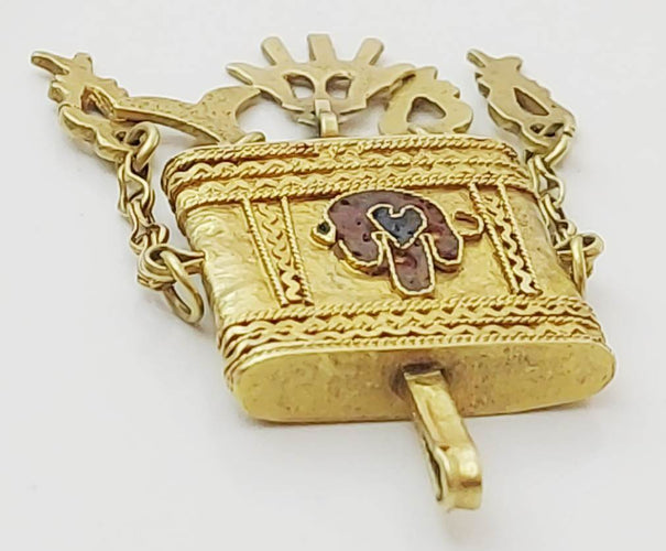 Pendentif Pendentif vintage or jaune de Tunisie 58 Facettes