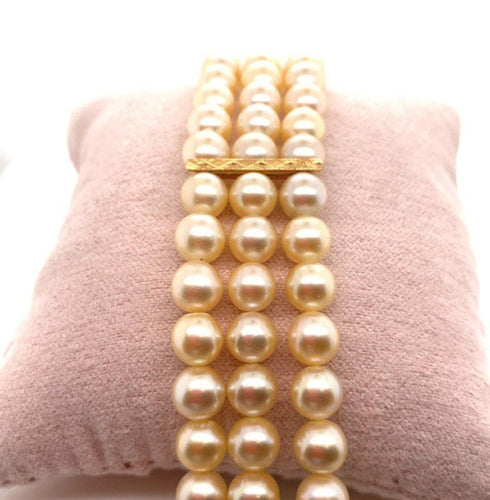 Bracelet Bracelet Perles Vintage Barrettes 58 Facettes