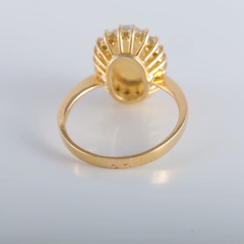 Bague 60 Bague cocktail en or jaune 58 Facettes