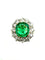 Bague Bague Or Emeraude Diamants 58 Facettes