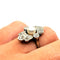 Bague Bague Art Déco diamants et perle fine 58 Facettes 3730