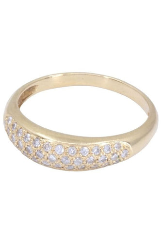 Bague 59 Bague jonc diamanté 58 Facettes 080361