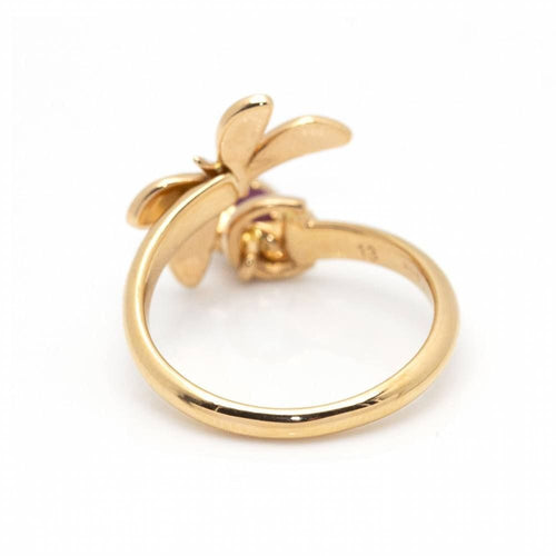 Bague 54 GUCCI - Bague Papillon en Or et Email 58 Facettes D360468FJ